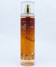 1 Bath Body Works JOLLY GINGERBREAD VILLAGE Fine Fragrance Mist Body Spray 8 oz