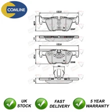 Brake Pads Set Rear Allied Nippon Fits BMW 3 Series 1 2 4 + Other Models #1