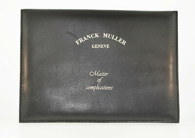 Franck Muller Dark Navy Blue Large Document Holder