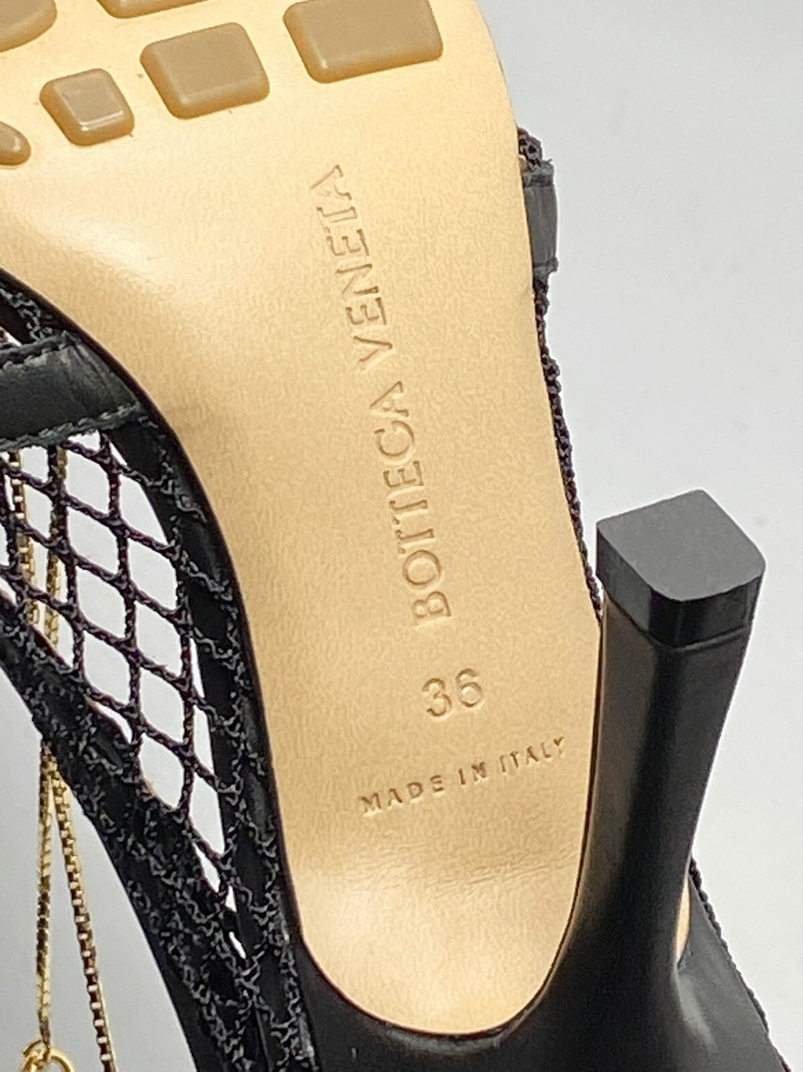 Bottega Veneta Stretch Square-Toe Mesh Pumps size 36 | eBay