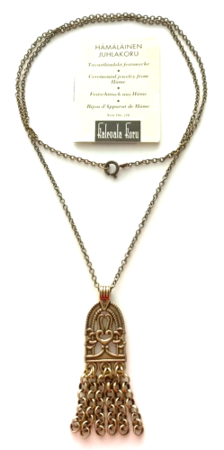 KALEVALA KORU KK Finland - Beautiful Bronze Pendant Necklace "Paradise" - Picture 1 of 3