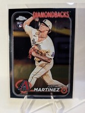 2024 Topps Chrome Justin Martinez #159 Rookie Card Arizona Diamondbacks. rookie card picture