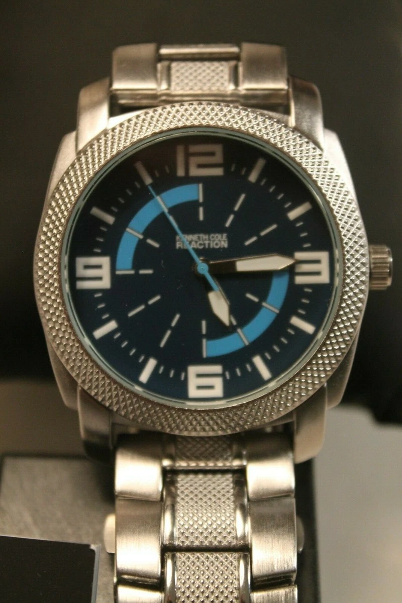 Kenneth Cole Reaction Men s Watch NEW in box w instructions NEW Battery works