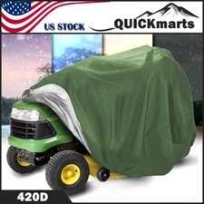 Heavy Duty Waterproof Riding Lawn Mower Cover Tractor UV Protection Garden Yard