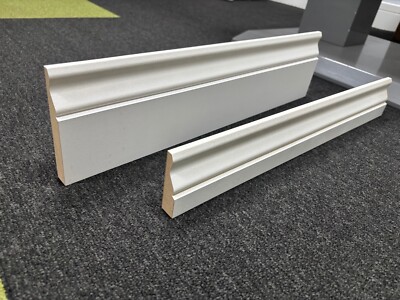 Türbogen Garnituren weiß grundiert MDF Ogee Sonder 69 x 18 mm Ausverkaufsangebot