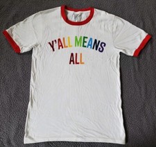 Deep Eddy Vodka Shirt Mens Small Y'll Means All Retro Ringed Shirt