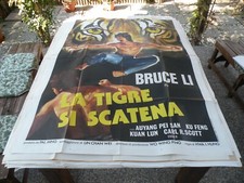 gigantografia LA TIGRE SI SCATENA (?) B.LEE A.P.SUN I.FENG  tipo MANIFESTO