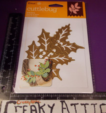 UPC 093573964114 product image for HOLLY SPRIG LEAVES BERRIES 1 DIE CUT CUTTLEBUG CRICUT CREAKYATTIC | upcitemdb.com