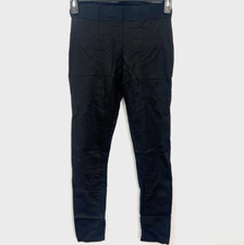 HUE Black Seamed Luxe Ponte Leggings Women's Size Small U13761