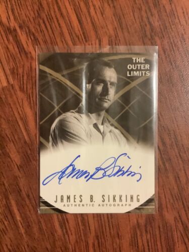 The Outer Limits Premiere Edition James B. Sikking Autograph card A5 - Foto 1 di 2