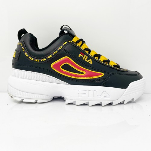 fila men's disruptor run black