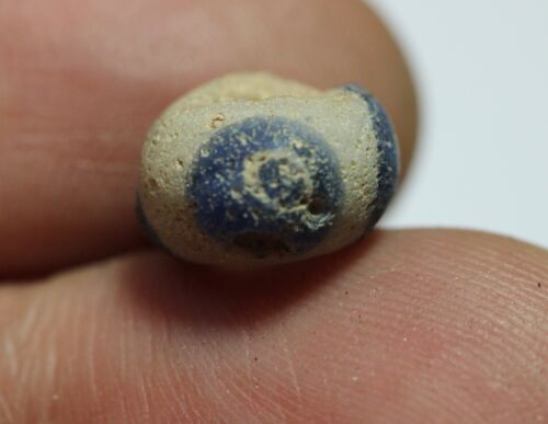 ZURQIEH -AD10738- ANCIENT EGYPT. ROMAN GLASS EYE BEAD. 100 - 200 A.D - Picture 1 of 3