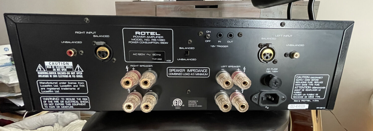 ROTEL RB-1080 パワーアンプ Rotel RB-1080 400W Power Amplifier Black | eBay