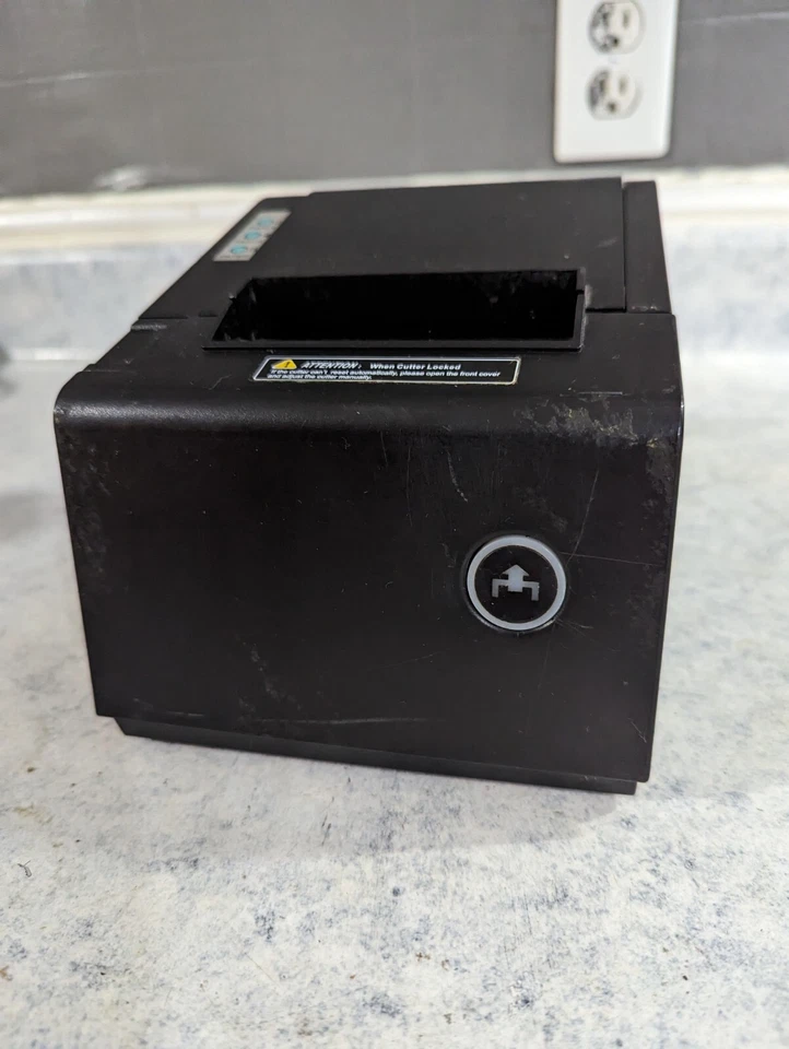 PBM P-822D Thermal POS Ethernet Receipt Printer For Parts AS IS Not Working - Image 4 of 4