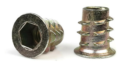 #ad #ad EZ LOK Die Cast Zinc Flange Hex Drive Threaded Inserts for Wood 3 8quot; 16 $861.00