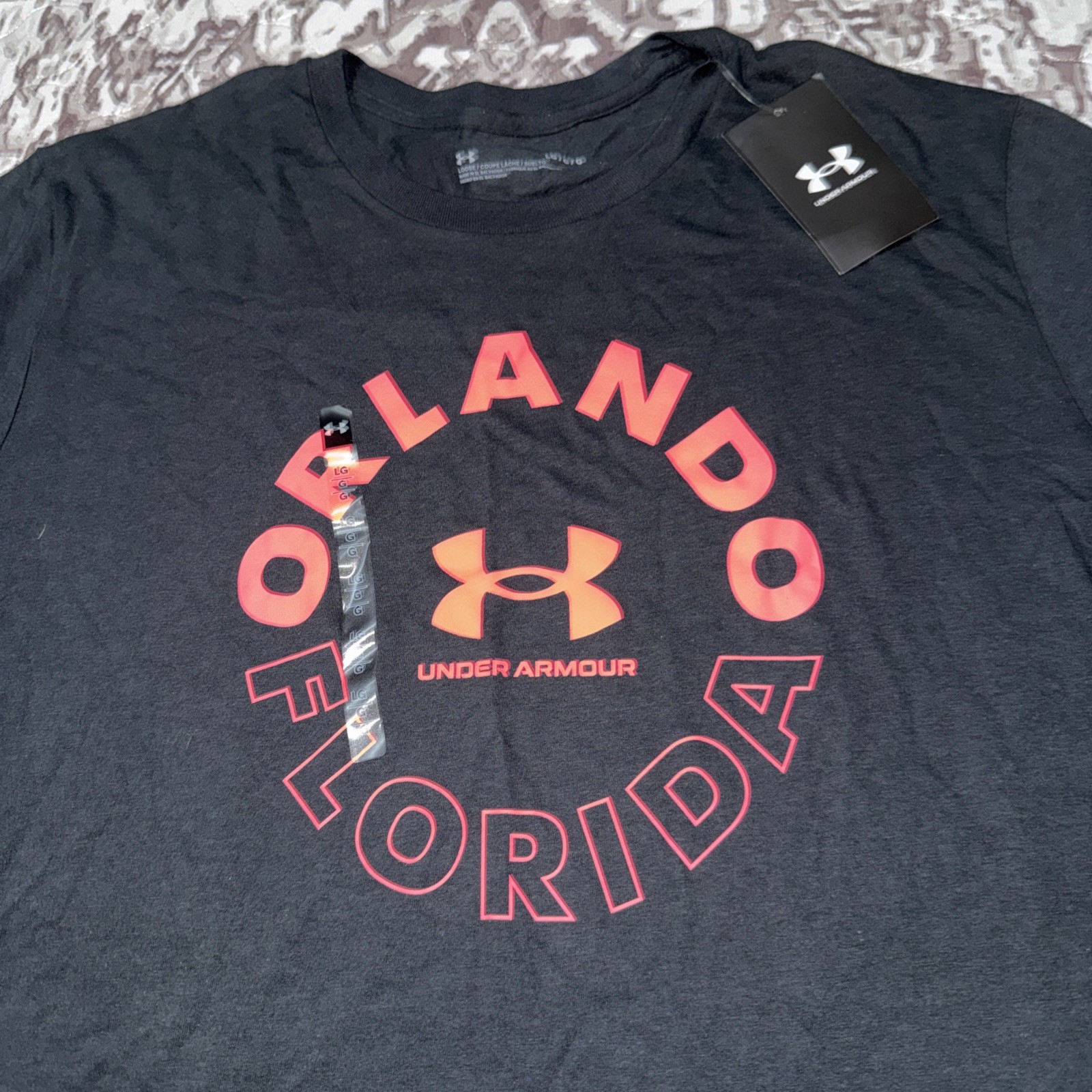 NWT Under Armour Orlando Florida T-Shirt Black Men’s Size Large thumbnail 5