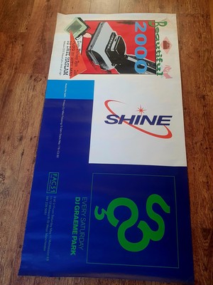 Original Large The Hacienda Poster. Vintage. Very Rare Find. Around 1990/91