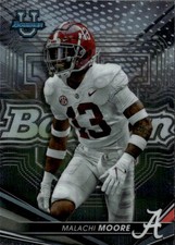 2022-23 Bowman's Best University Malachi Moore #28 Alabama Crimson Tide 17E