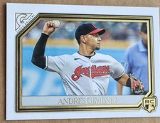 Andres Gimenez 2021 Topps Gallery Rookie #32 Cleveland Indians