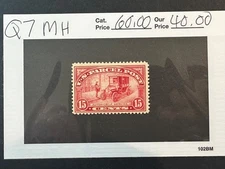 US Scott # Q 7  MH   Parcel Post  2026 Scott Catalogue Value $ 60.00