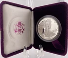 1986 Silver American Eagle One Dollar Coin 1 Troy Ounce With Box
