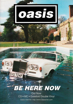 Oasis  Be Here Now  Album Cover Poster