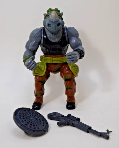 Vintage TMNT 1988 Rocksteady Near Complete Playmates