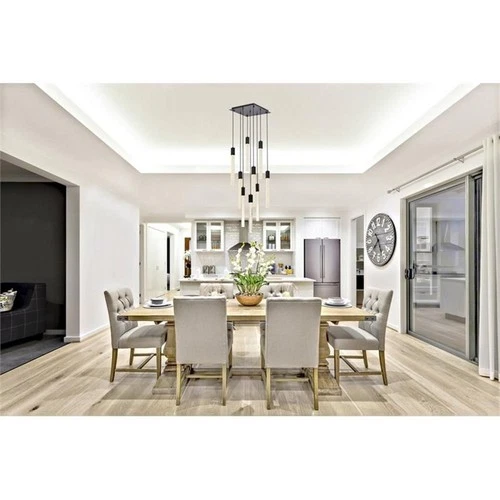 Elegant Lighting Weston 9-Light Modern Metal and Crystal Pendant in Black - Picture 8 of 8