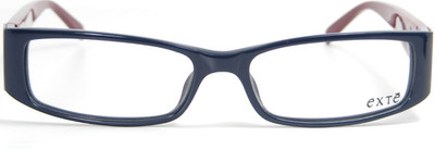 EXTE EX26004 Blue / Plum Acetate Eyeglasses Glasses Frame 52-15-135 Italy NEW