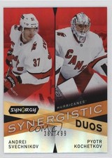 2022 Upper Deck Synergy Red /499 Andrei Svechnikov Pyotr Kochetkov #SD-16 0gl1