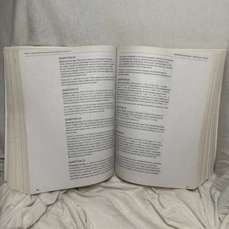 The Official SAT Study Guide by College Board | 8 Practice Tests | 2020 Edition - Image 2 of 4