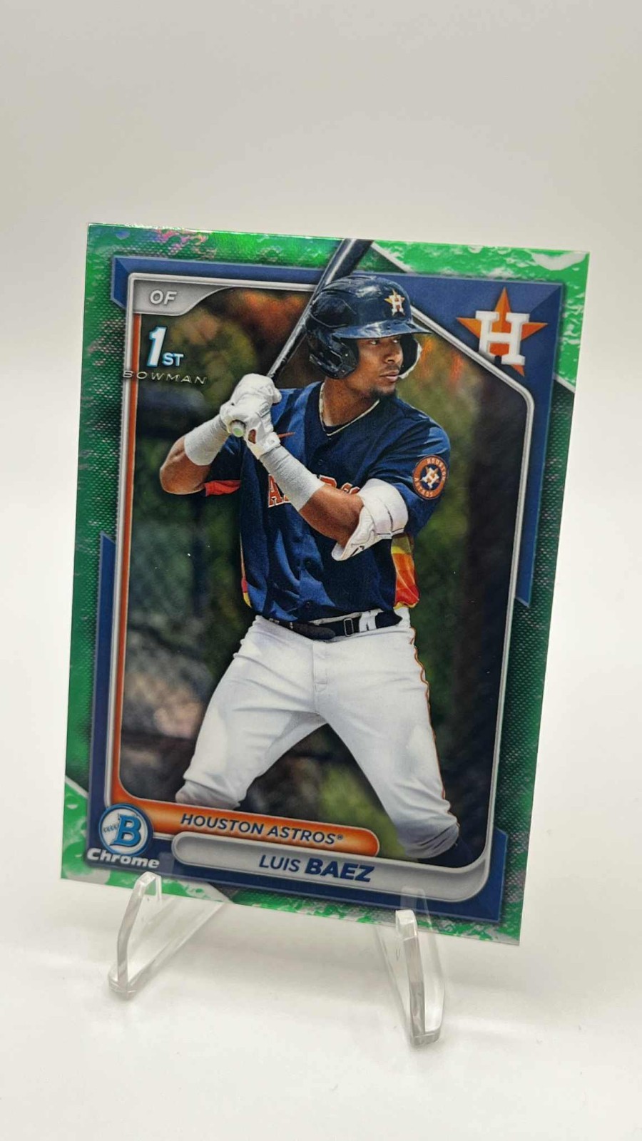 2024 Bowman Chrome Prospects Lunar Glow Refractor Luis Baez #BCP-66
