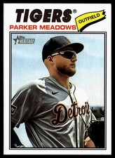 2026 Topps Heritage #208 Parker Meadows