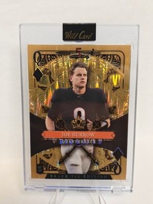 2026 Wild Card Stacked Deck Joe Burrow Gold 1/1 Black Tie Cincinnati Bengals