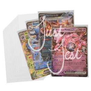 giant pokemon card sleeve Jumbo XL Oversized Sleeves (50) Jumbo Card Binder for Pokemon