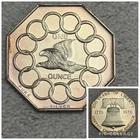 1776-1976 200 Years of Liberty Eagle Octagonal 1 OZ .999 Silver