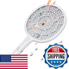Yschois Electric Fly Swatter Bug Zapper Companion Mosquito Killer Zone Voltage