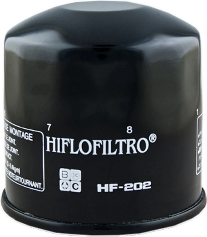 HF202 Oil Filter - Black - 10 Pack For 82-98 Honda CB VF/R VT Kawi EN450 VN Foto 2 de 4