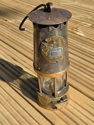 Vintage Schutzlampe Beleuchtung Co Eccles Bergleute Sicherheitslampe Typ S L