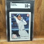 2020 Bowman Aaron Judge #2 New York Yankees SGC 10 Graded Baseball Card