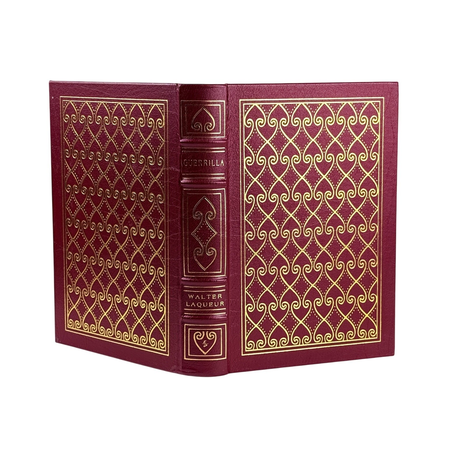 Guerrilla Warfare by Walter Laqueur Easton Press Leather Military History Book Gilt Edges Ribbon