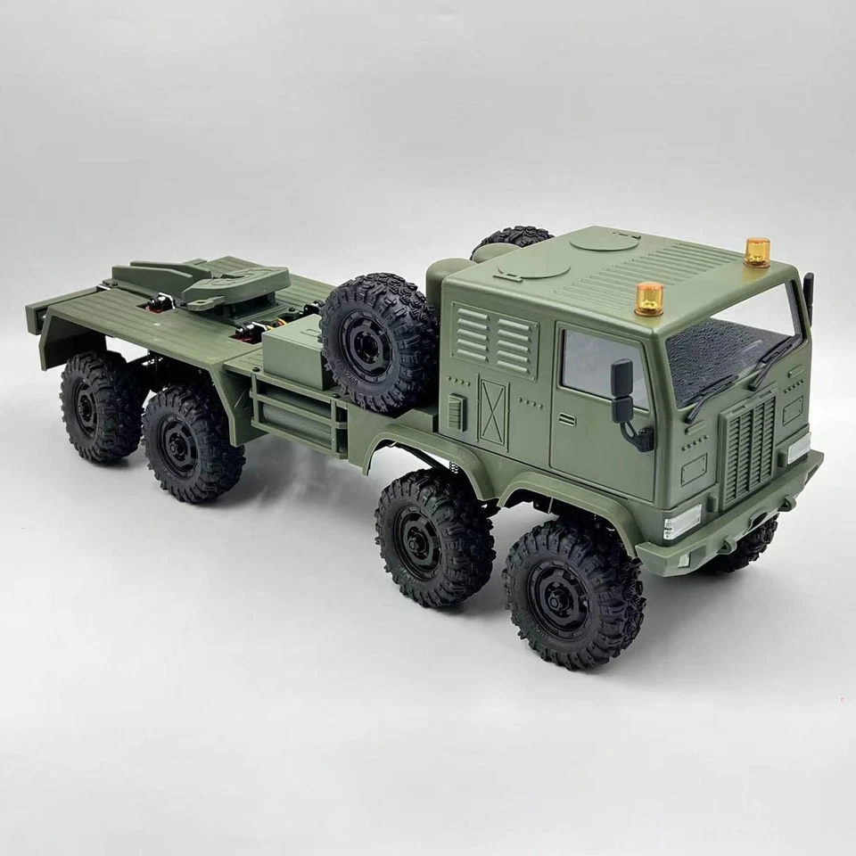 1/18 8*8 CR18P 2Speed Military Truck RC Off Road Vehicle RTR Metal Chassis Light - Image 3 of 4
