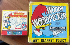 Castle Films Woody Woodpecker "Wet Blanket Policy" 8mm Film Reel solid ivory