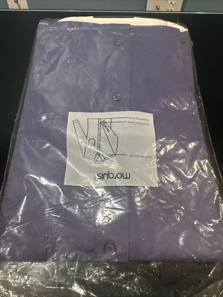 Marquis для мужчин платье рубашка - синий - 16,5 большой 34-35 новый - Изображение 4 из 4