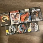Lot of 7 Sony Playstation 2 PS2 Game Bundle SoulCalibur X Men Tekken