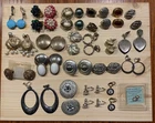 Vintage Lot of 26 pairs of Clip On Back Earrings Costume Jewelry