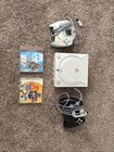 Sega Dreamcast Console (White) | HKT-3020 w/ 2 Controllers Vmu, & 2 Games Works
