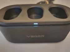 VEGER- V003 Charging Station, 5000mAh Mini Portable Black Charger