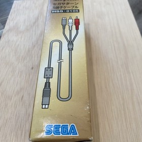 OEM S Video Cable HSS-0105 Sega Saturn TESTED Open Box Never Used