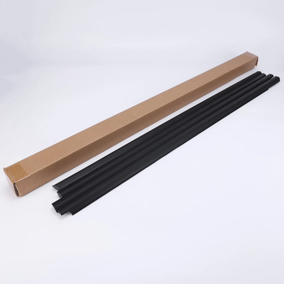 4x Outer Weatherstrip Window Sealing Strip For 2001-07 Nissan X-Trail 2.0L 2.5L - image 2 of 4